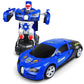 Electric Universal Deformation Police Toy Car