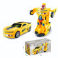 Electric Universal Deformation Police Toy Car