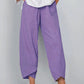 ✨Vintage Asymmetrical Elastic Waist Pockets Pants - Free Shipping