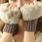 💕BUY 1 GET 1 FREE🔥Fuzzy Soft Knit Warm Fingerless Gloves