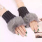 💕BUY 1 GET 1 FREE🔥Fuzzy Soft Knit Warm Fingerless Gloves