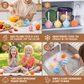 🥳LAST DAY – Special Price £5.99!! 🍭Lollipop Ice Pop Moulds – Pack of Four 🧊✨
