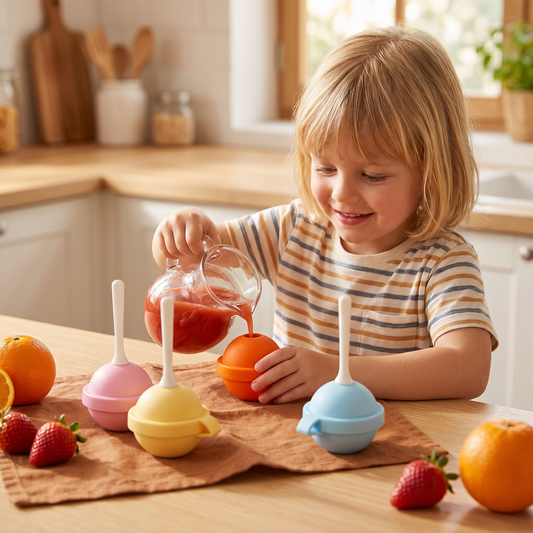 🥳LAST DAY – Special Price £5.99!! 🍭Lollipop Ice Pop Moulds – Pack of Four 🧊✨