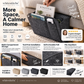 🥳2026 HOT SALE🥳💞50K+ SOLD! 🛏️50% OFF NOW! Bedside Hanging Storage Bag‑Multi‑Pocket Bed Caddy Organizer, Felt Hanging Pouch for Dorm Bunk Bed Hold Tablet Book Phone Stationery-B