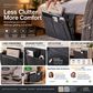 🥳2026 HOT SALE🥳💞50K+ SOLD! 🛏️50% OFF NOW! Bedside Hanging Storage Bag‑Multi‑Pocket Bed Caddy Organizer, Felt Hanging Pouch for Dorm Bunk Bed Hold Tablet Book Phone Stationery-B