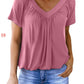 💐WOMEN'S CASUAL V NECK BASIC T-SHIRT
