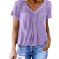 💐WOMEN'S CASUAL V NECK BASIC T-SHIRT