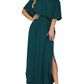 ⏰2026 Summer Hot Sale 50% OFF💃Women's Off The Shoulder Dress Wedding Guest Dress Summer Casual Long Ruffle Party Side Split Beach Maxi Dresses with Pockets