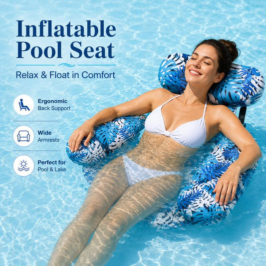 🏊Hot Sale 50% OFF💺 Inflatable Floating Chair – Comfortable, Stable & Perfect for Relaxing on the Water 🌊