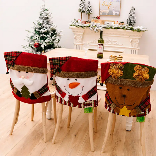 Christmas decoration Cartoon Chair Cover