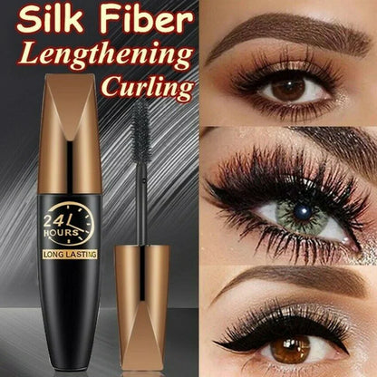 💜Last Day Buy 1 Get 1 Free!💜4D Waterproof Silk Fibre Thick Lengthening Mascara