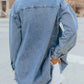 2024 Women's Casual Denim Button Down Distressed Jacket (BUY 2 10% OFF)