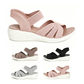 🔥LAST DAY 50% OFF - 🧵Sequin Knit Wedge Sandals – Stretch Into Summer