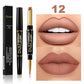 💄2-in-1 Waterproof Lipstick Lip Liner