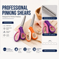 🔥HOT SALE 50% OFF🎁✂️ Pinking Shears Scissors – Stainless Steel, Ergonomic Cushioned Handles – Perfect for Sewing, Quilting & Scrapbooking! 🧵💨
