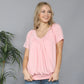 💐WOMEN'S CASUAL V NECK BASIC T-SHIRT