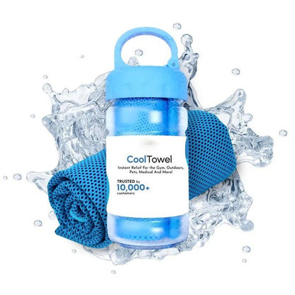 🎁Last Day Buy 1 Get 1 Free (Each only ￡2.39)❄️Absorbent Quick-Drying Gym Cooling Towels - Soft, breathable & reusable. Stay cool anywhere – gym, walk, or beach. 🏖️✨