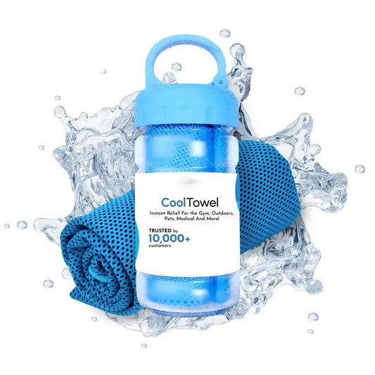 🎁Last Day Buy 1 Get 1 Free (Each only ￡2.39)❄️Absorbent Quick-Drying Gym Cooling Towels - Soft, breathable & reusable. Stay cool anywhere – gym, walk, or beach. 🏖️✨