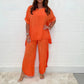 Hot Sale 48% OFF💖Floaty 2 Piece Sleeved Trouser Set - Free Shipping