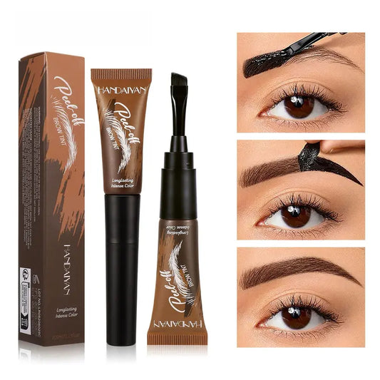 🥳2026 HOT SALE🥳💞50K+ SOLD!🌟🎨 LAST DAY – BUY 1 GET 1 FREE! Waterproof Brow Tint – Peel‑off, easy apply. Covers greys, shapes perfectly. A brow game changer! 🏆✨