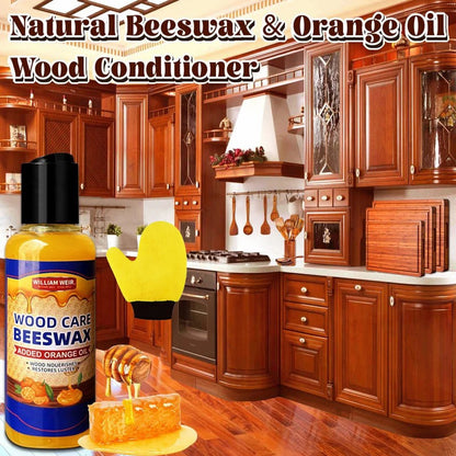 🔥Last Day Promotion 49% OFF - Natural Beeswax & Orange Oil Wood Conditioner