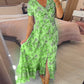 (💃Hot Sale - 48% OFF🔥 Free Shipping) Floral print v-neck dress
