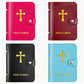 ✨Limited Time 50% OFF--50K+ SOLD🏆✝🙏Catholic Faux Leather Holy Card Holder – Pocket Prayer Card Organizer with Snap Closure