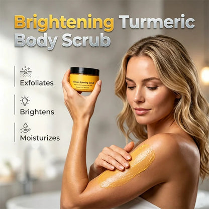 🔥BUY 2 GET 1 FREE🔥⏳✨Turmeric Exfoliating & Brightening Body Scrub🛀