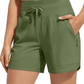 💧Summer Hot Sale-50% Off🌊Women's 5" Swim Board Shorts High Waisted Quick Dry Swimsuit Swimming Bottoms