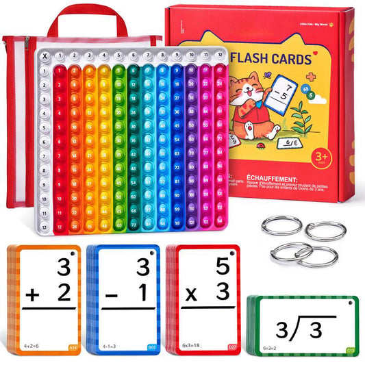 🎅Christmas Perfect Gift 50% OFF🔥Math Fidget Toy, Math Game with Addition,Subtraction,Multiplication,Division Flash Cards or Time Table