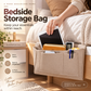 🥳2026 HOT SALE🥳💞50K+ SOLD! 🛏️50% OFF NOW! Bedside Hanging Storage Bag‑Multi‑Pocket Bed Caddy Organizer, Felt Hanging Pouch for Dorm Bunk Bed Hold Tablet Book Phone Stationery-B