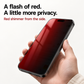 ⏳Last Day Hot Sales - Just ￡10.99🔥Red Shimmer Privacy Tempered Glass Screen Protector for iPhone
