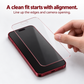 ⏳Last Day Hot Sales - Just ￡10.99🔥Red Shimmer Privacy Tempered Glass Screen Protector for iPhone