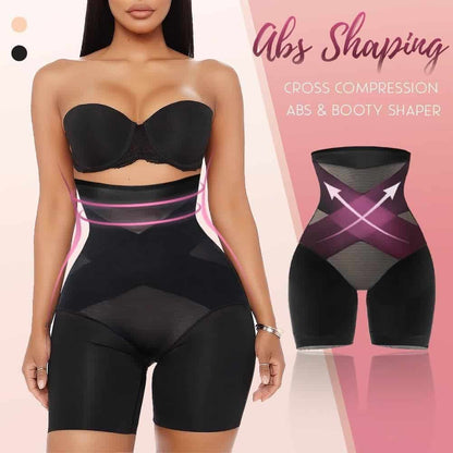 🔥Hot Sale🔥Cross Compression High Waisted Shaper