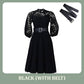 Women's Lace Hollow Pleat Dress