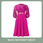 Women's Lace Hollow Pleat Dress
