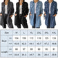 🩵Women’s Faux Denim Comfortable Lapel Coat Shirt