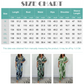 🏆Women's Summer Fashion Leaf Print Plus Size Bodysuit with Elastic Waist