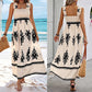🔥🔥LAST DAY SALE 49% OFF🏖️Women’s Summer Print Sleeveless Flowy Long Dress