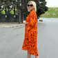 ❤️‍🔥Elegant Printed Dress for Plus-Size Women