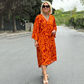 ❤️‍🔥Elegant Printed Dress for Plus-Size Women