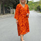 ❤️‍🔥Elegant Printed Dress for Plus-Size Women