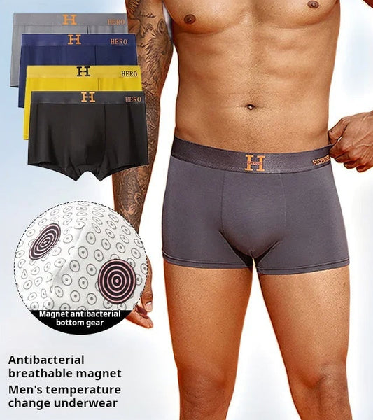 🎁Buy 1 get 3 packs✨Men's Summer Magnetic Ice Cool Anti-bacterial Underwear