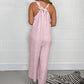 🏆V-Neck Sleeveless Wide Leg Long Pants Jumpsuit