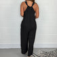 🏆V-Neck Sleeveless Wide Leg Long Pants Jumpsuit