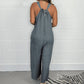 🏆V-Neck Sleeveless Wide Leg Long Pants Jumpsuit