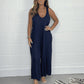 🏆V-Neck Sleeveless Wide Leg Long Pants Jumpsuit