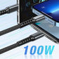 ⚡Transparent Luminous 3-in-1 Super Fast Charging Cable