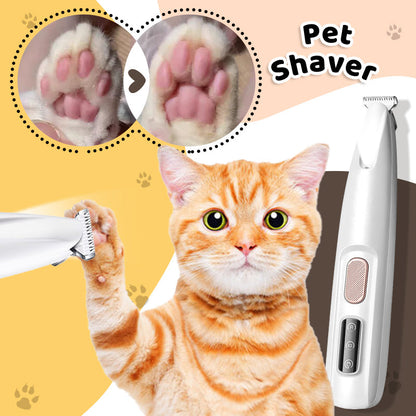 ⏰ Limited-time offer today only! 💥Waterproof Rechargeable Pet Shaver with LED Light