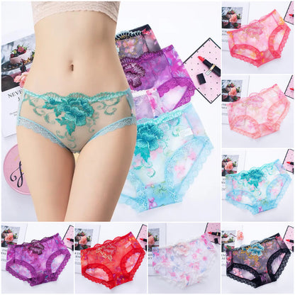 🩷Buy 7 get 7 free✨Antibacterial cotton panty with lace embroidery